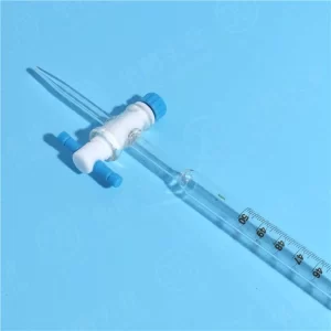 BURETTE WITH GLASS STOPCOCK ( ACID BASE )