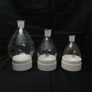 FLORENTINE FLASK WITH GROUND SOCKET AND BEADED RIM 24/29