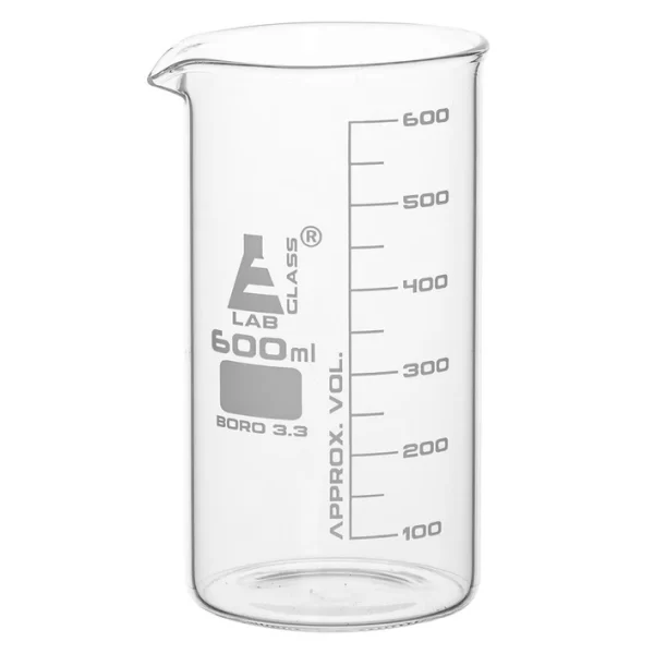 BEAKER TALL FORM BOROSILICATE GLASS
