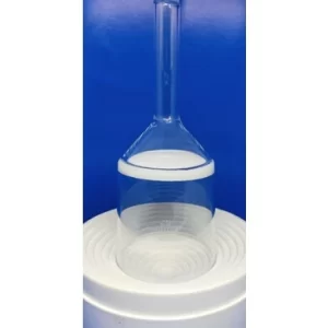 BUCHNER FUNNEL WITH POROSITY FRITTED DISC
