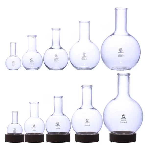BOILING FLASK, FLAT BOTTOM