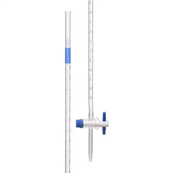 BURETTE WITH GLASS STOPCOCK ( ACID BASE ) - Image 2