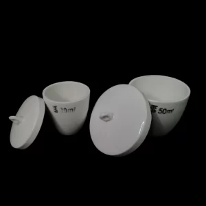 CRUCIBLE , PORCELAIN MEDIUM WALL WITH LID - Image 2