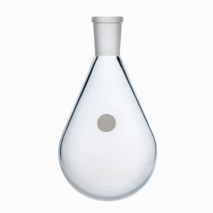 FLORENTINE FLASK WITH GROUND SOCKET AND BEADED RIM 24/29 - Image 2