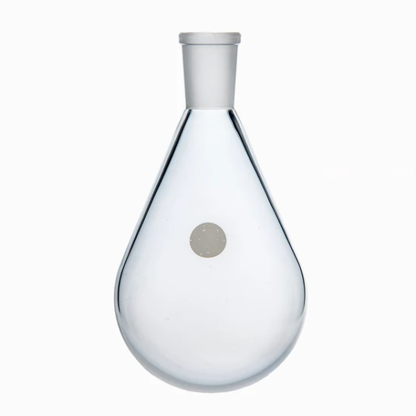 FLORENTINE FLASK WITH GROUND SOCKET AND BEADED RIM 24/31 - Image 2