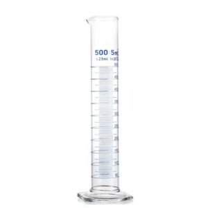 MEASURING CYLINDER WITH HEXAGONAL BASE
