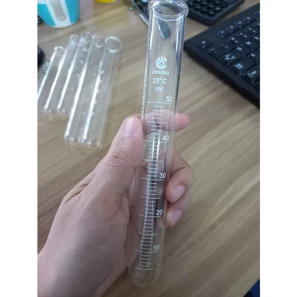 TEST TUBE GRADUATED BOROSILICATE GLASS - Image 2