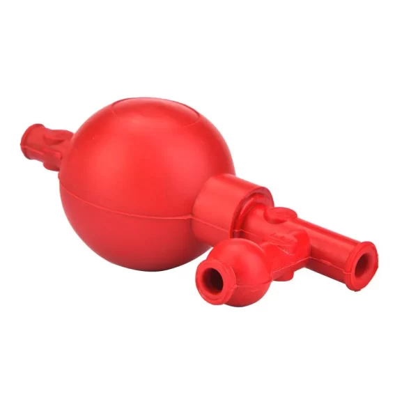 RUBBER SUCTION BULB SAFE PRESSURE QUANTITATIVE PIPETTE FILLER WITH 3 VALVES