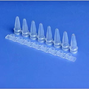 PCR TUBE 8-STRIP TUBE WITH LID STERILE 200PCS/BAG