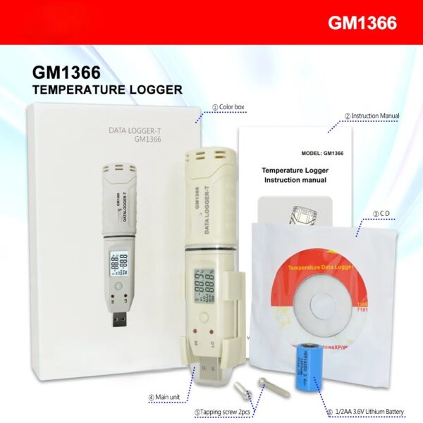 TEMPERATURE AND HUMIDITY DATA LOGGER
