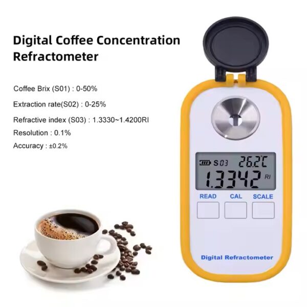 DIGITAL BRIX REFRACTOMETER 0-28%
