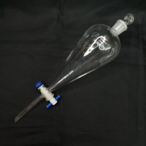 SEPARATORY FUNNEL, PEAR SHAPE PTFE STOPCOCK