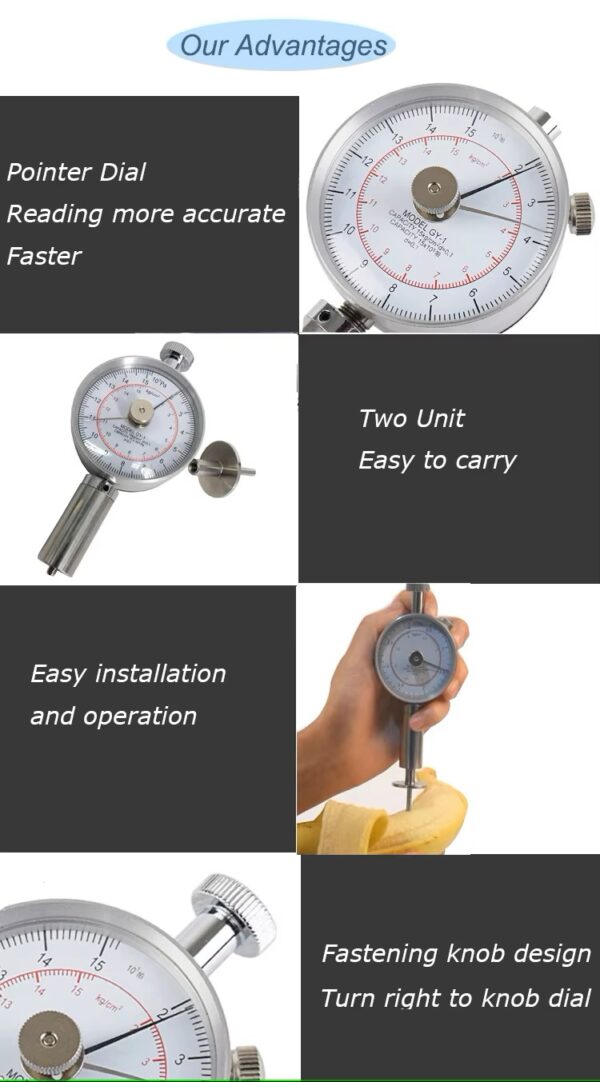 PENETROMETER, FRUIT HARDNESS TESTER