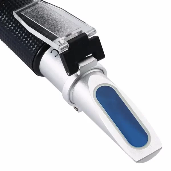 REFRACTOMETER HAND HELD 0-80% REFRACTOMETER ATC SPIRITS TESTER OMETER (SINGLE SCALES) - Image 2