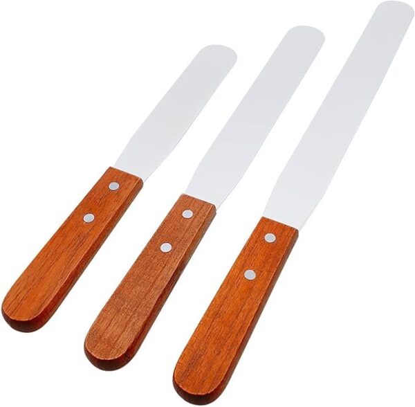 SPATULA WITH WOODEN HANDLE