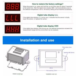 TEMPERATURE CONTROLLER MICROCOMPUTER DIGITAL ELECTRONIC TEMPERATURE CONTROLLER SWITCH FOR HATCHING SEEDLING