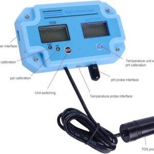 WATER QUALITY TESTER PH-2983 DIGITAL PH  LED AND TDS METER 2 IN 1