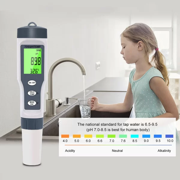 "PEN TYPE PH METER - 3 IN 1 TDS/PH/TEMP " - Image 3