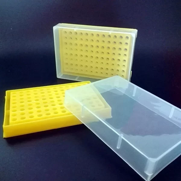 CENTRIFUGE TUBE RACK WITH COVER 96 WELL