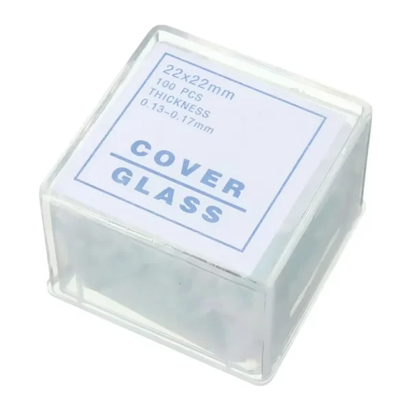 MICROSCOPE COVER SLIDES 22x22 - Image 2