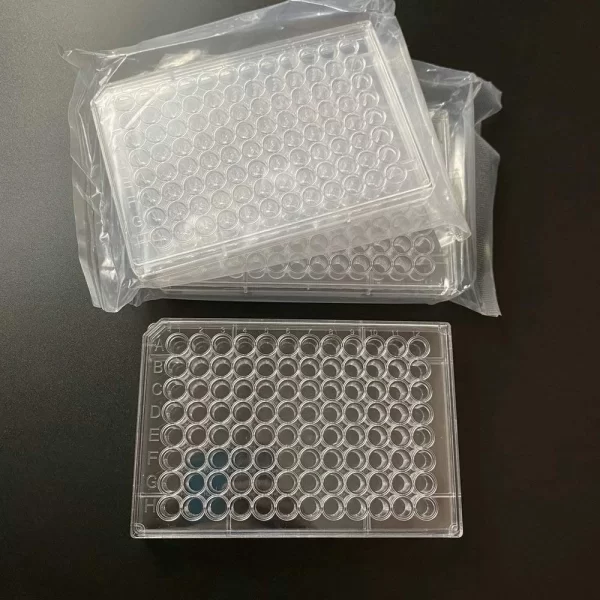 TISSUE CULTURE PLATE  WITH COVER FLAT BOTTOM STERILE