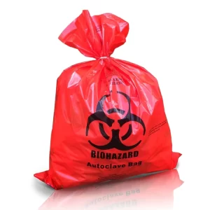 MEDICAL WASTE BAG RED PP (AUTOCLAVABLE) 50 PCS/PACK