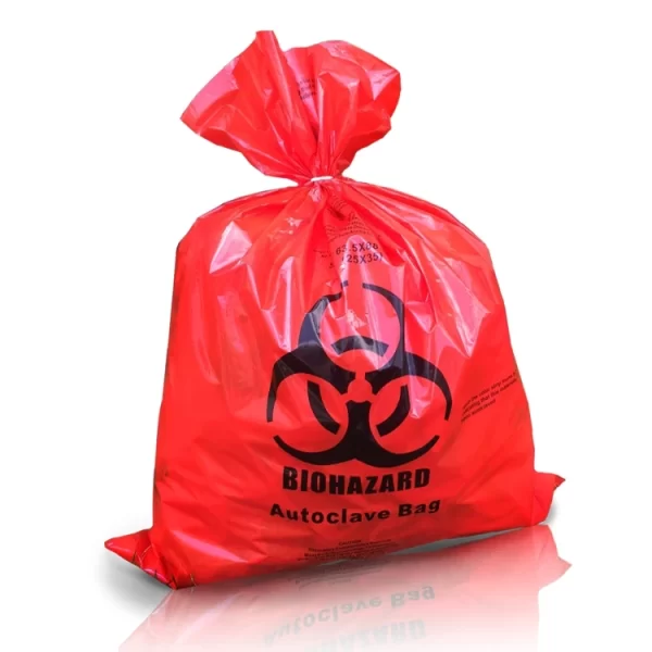 MEDICAL WASTE BAG RED PP (AUTOCLAVABLE) 50 PCS/PACK