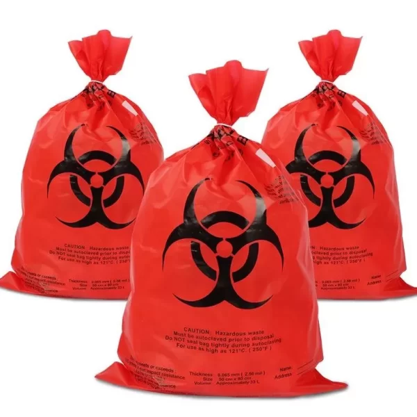 MEDICAL WASTE BAG RED PP (AUTOCLAVABLE) 50 PCS/PACK - Image 3
