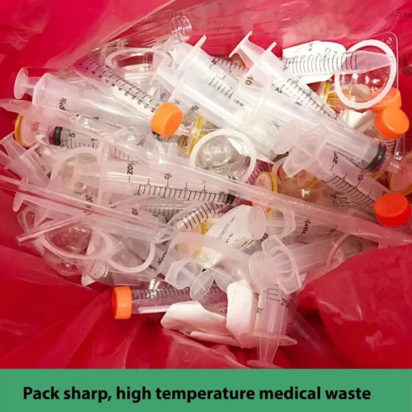 MEDICAL WASTE BAG RED PP (AUTOCLAVABLE) 50 PCS/PACK