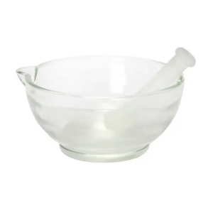 MORTAR AND PESTLE GLASS