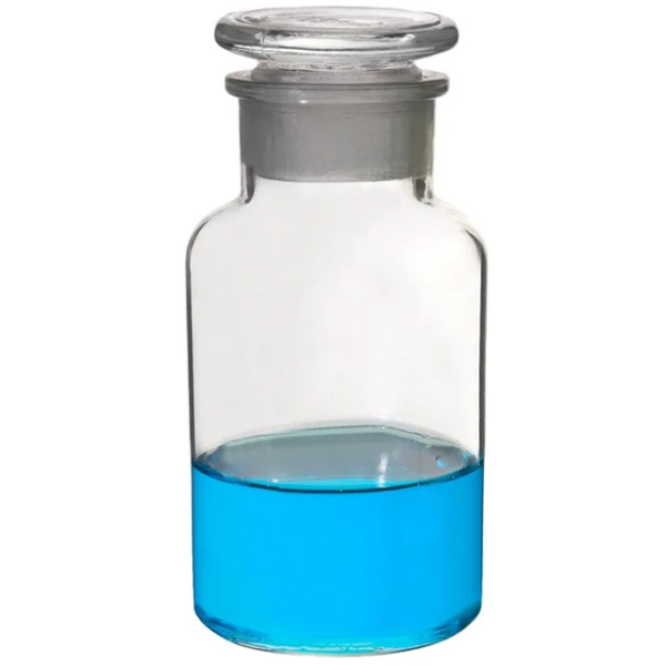REAGENT BOTTLE WIDE MOUTH GLASS COVER  ( CLEAR )
