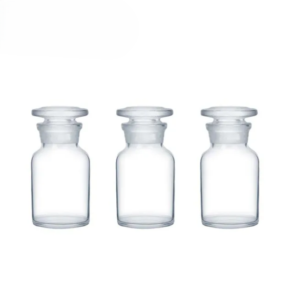 REAGENT BOTTLE WIDE MOUTH GLASS COVER  ( CLEAR ) - Image 3