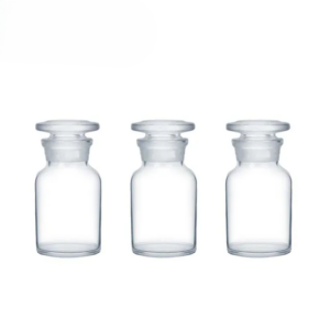 REAGENT BOTTLE NARROW MOUTH GLASS COVER  ( CLEAR ) - Image 2