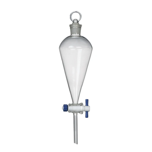SEPARATORY FUNNEL, PEAR SHAPE PTFE STOPCOCK - Image 2