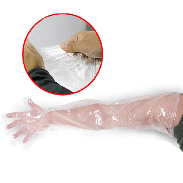 LONG ARM GLOVES / COLOR: WHITE - Image 2
