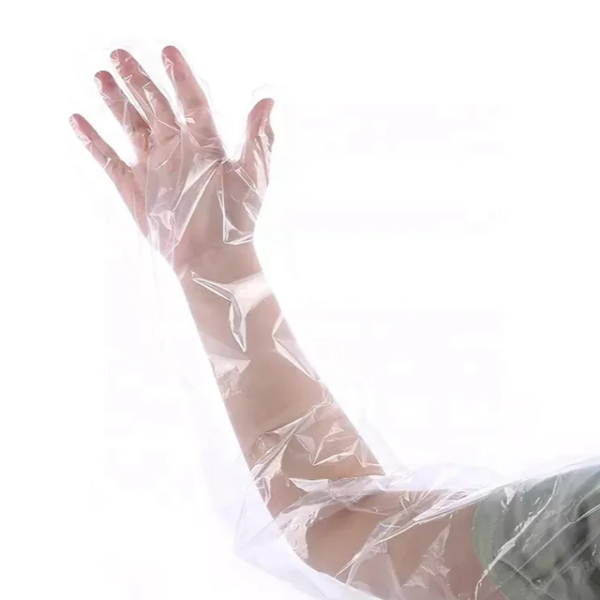 LONG ARM GLOVES / COLOR: WHITE - Image 3