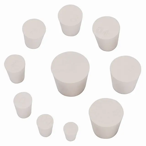 RUBBER STOPPER SOLID WHITE SHORT LENGTH - Image 3